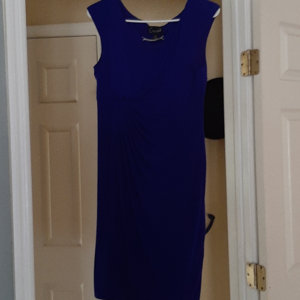 Blue Knee length dress